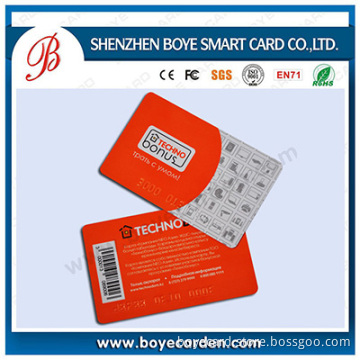 SGS Approved Bar Code PVC Business Card